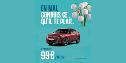 Profitez d'une offre loyers sur votre nouvelle Citro&euml;n !