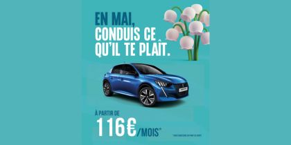 Profitez d'une offre loyers sur votre nouvelle Peugeot !