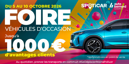 La Foire de l'Occasion Autobernard : jusqu'&agrave; 1000&euro; d'avantages clients