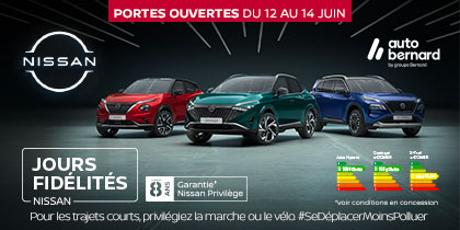 Portes Ouvertes Nissan du 12 au 14 juin ! 