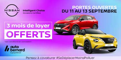 3 mois de loyer offerts sur votre prochaine Nissan occasion