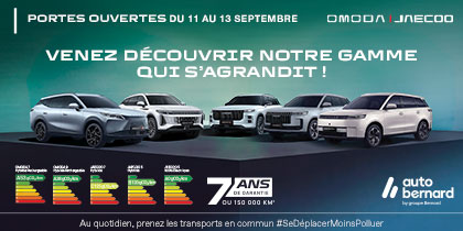 Du 11 au 13 septembre, 3 mois de loyer offerts* sur la gamme hybride rechargeable OMODA & JAECOO !