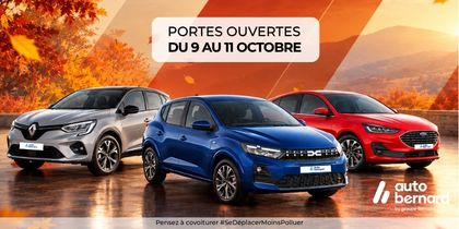 Portes Ouvertes Occasion Autobernard du 9 au 11 octobre 