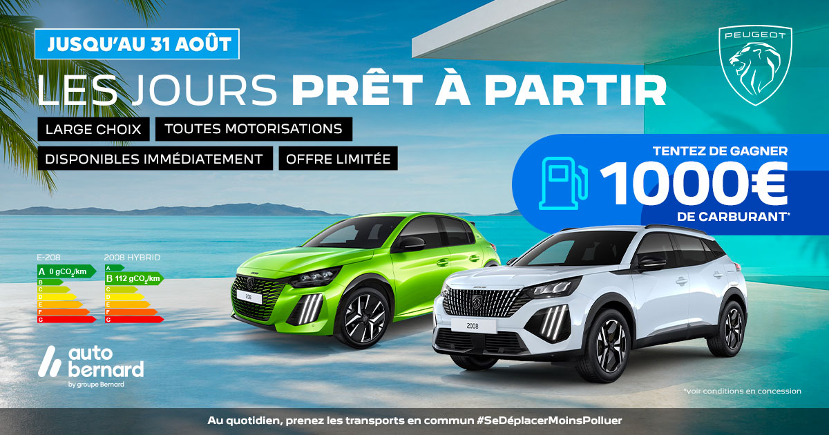 Peugeot 208 et 2008 disponibles imm&eacute;diatement !