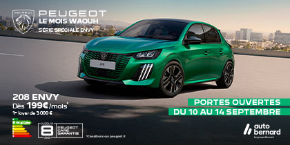Portes Ouvertes Peugeot du 10 au 14 septembre !
