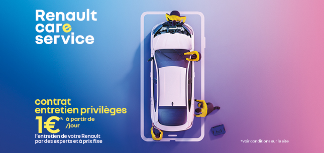 Contrat entretien Renault d&egrave;s 1&euro;/jour | 4 ans sereins