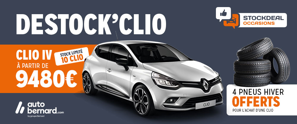 Déstockage Clio Stockdeal Bourg