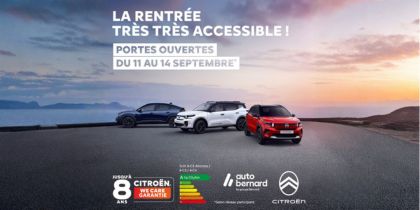 Portes Ouvertes Citro&euml;n Autobernard du 11 au 14 septembre !