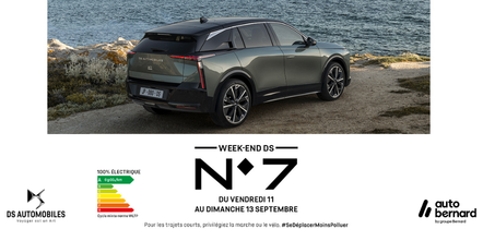 WEEKEND DS N&deg;7 du 11 au 13 septembre ! 
