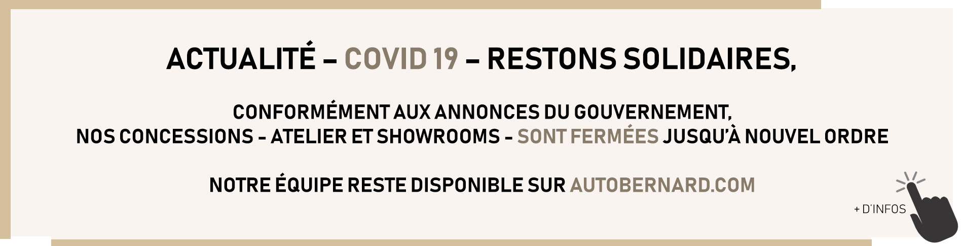 Actualité - COVID-19