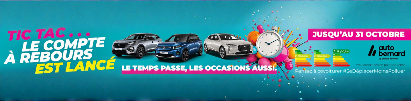 Derni&egrave;re chance : jusqu'au 31 octobre, profitez de prix en chute libre sur une s&eacute;lection de v&eacute;hicules d'occasion