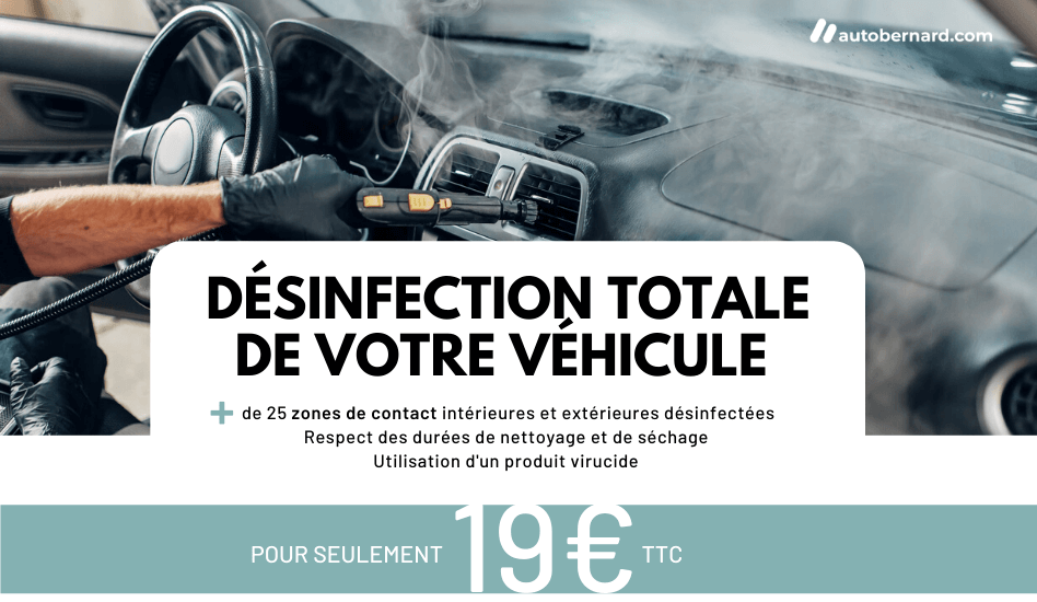 Désinfection & sécurité de votre véhicule