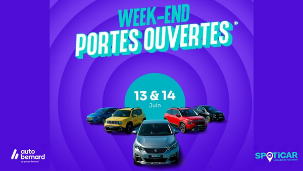 Portes Ouvertes - Spoticar du 13 au 14 juin !  