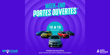 Portes Ouvertes Spoticar les 12 et 13 septembre !  