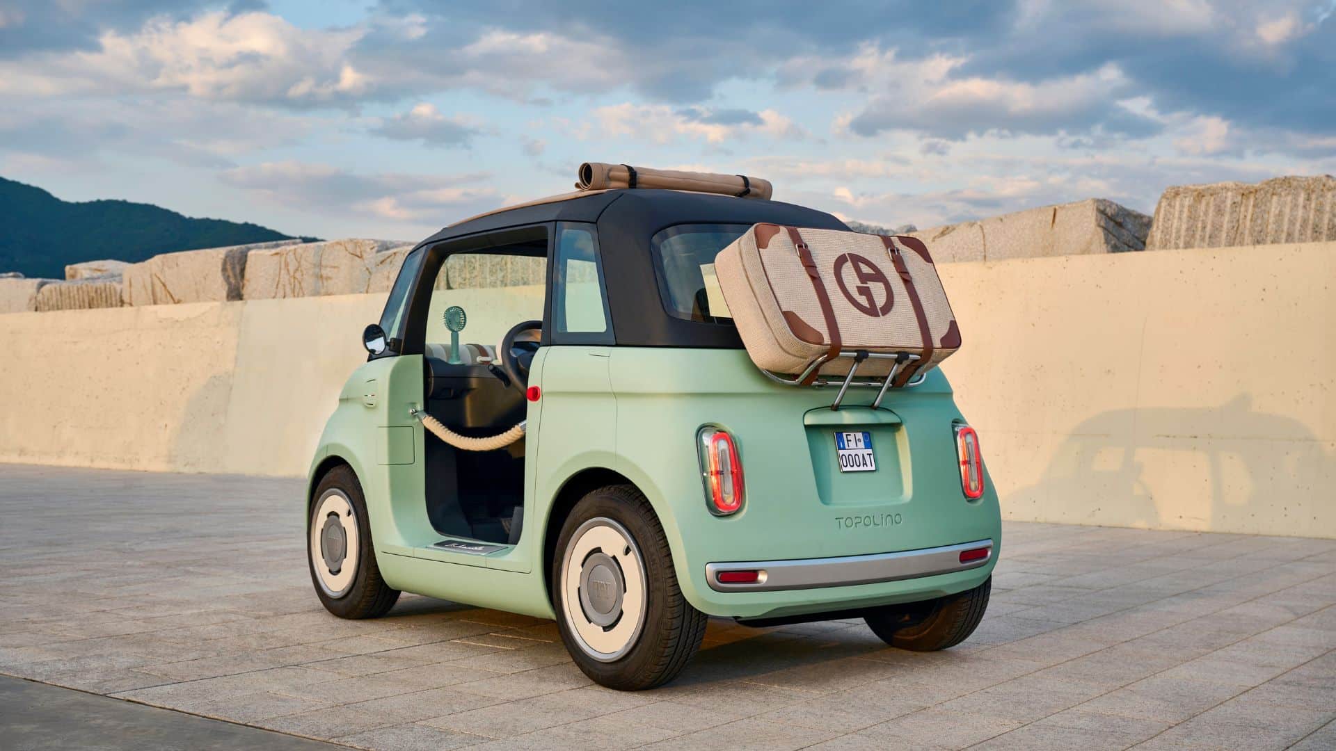 Un porte-bagage vintage