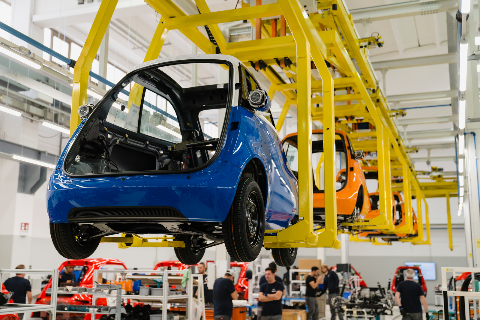 Châssis et carrosserie en acier et en aluminium