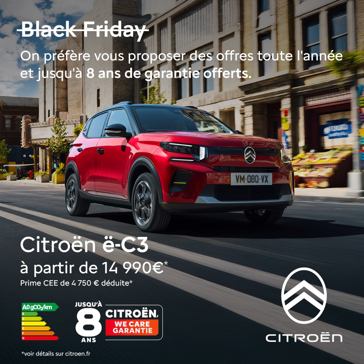 Citroen C3 à partir de 14 990 €