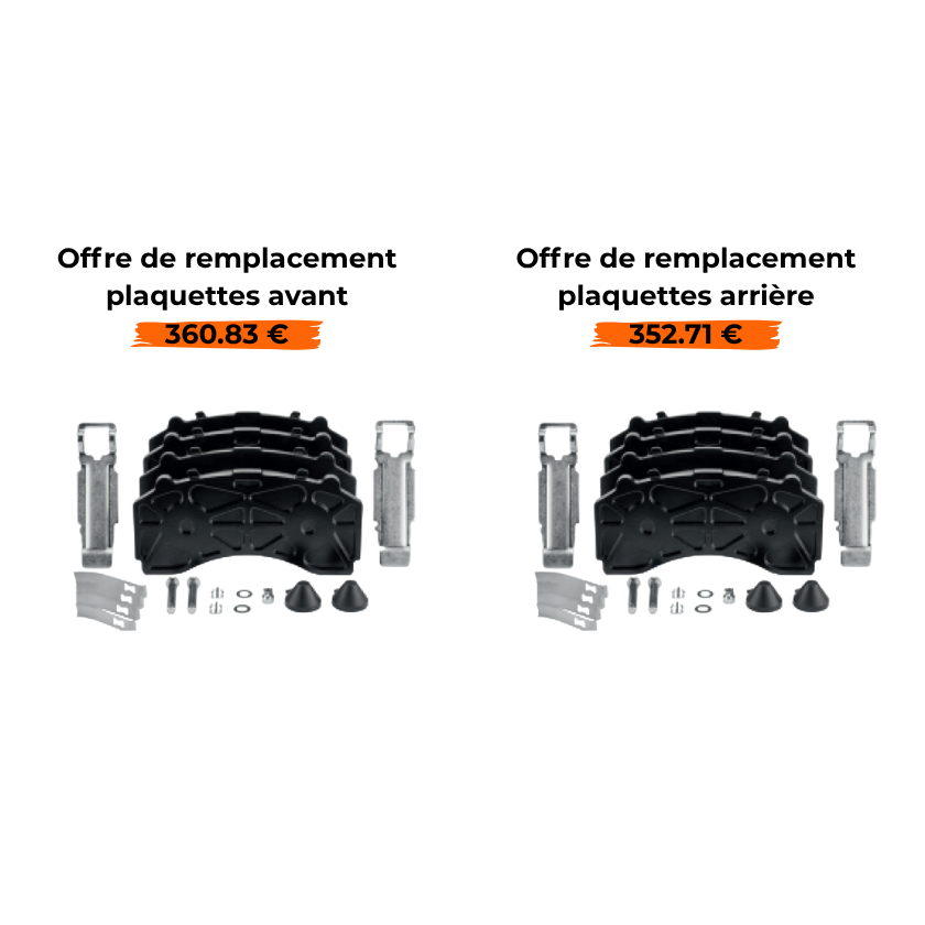 Jeu de plaquettes de frein TruckParts