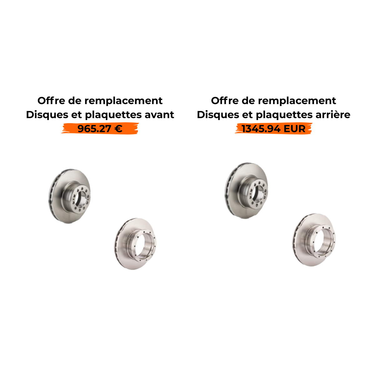 Disque de frein TruckParts