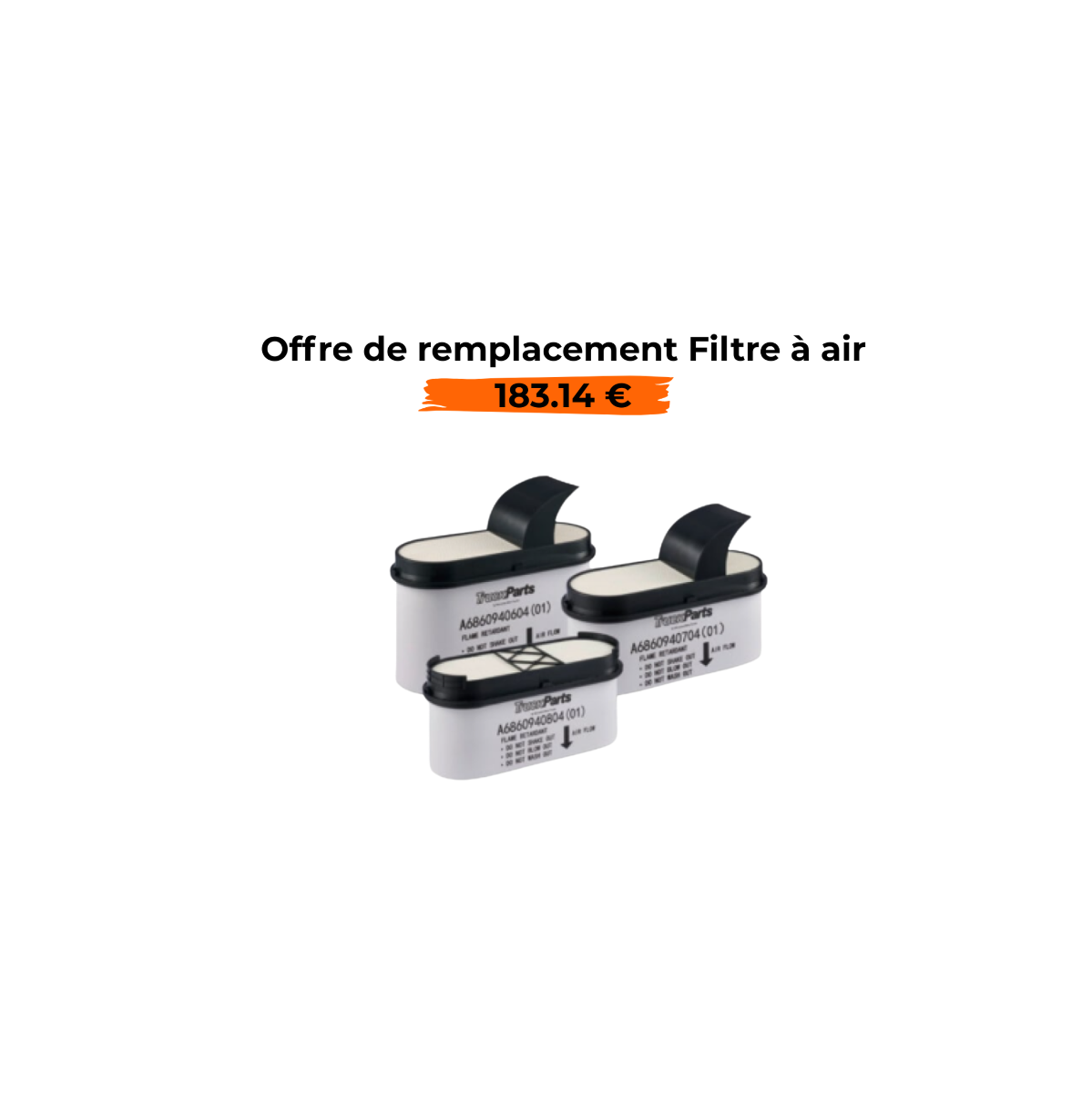 Filtres &agrave; air moteur TruckParts