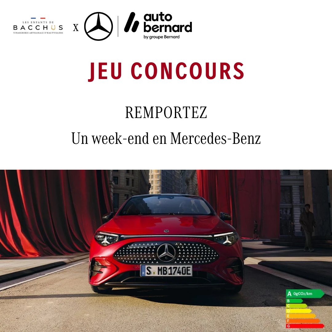 Jeu concours Mercedes  Bacchus