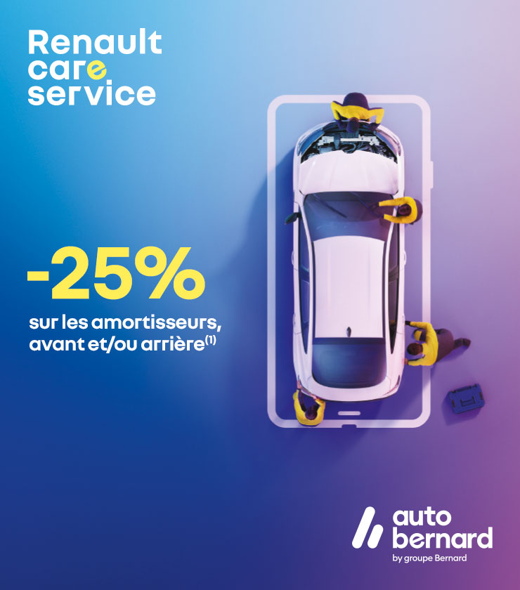 -25 % sur les amortisseurs avnt et/ou arrière - Autobernard