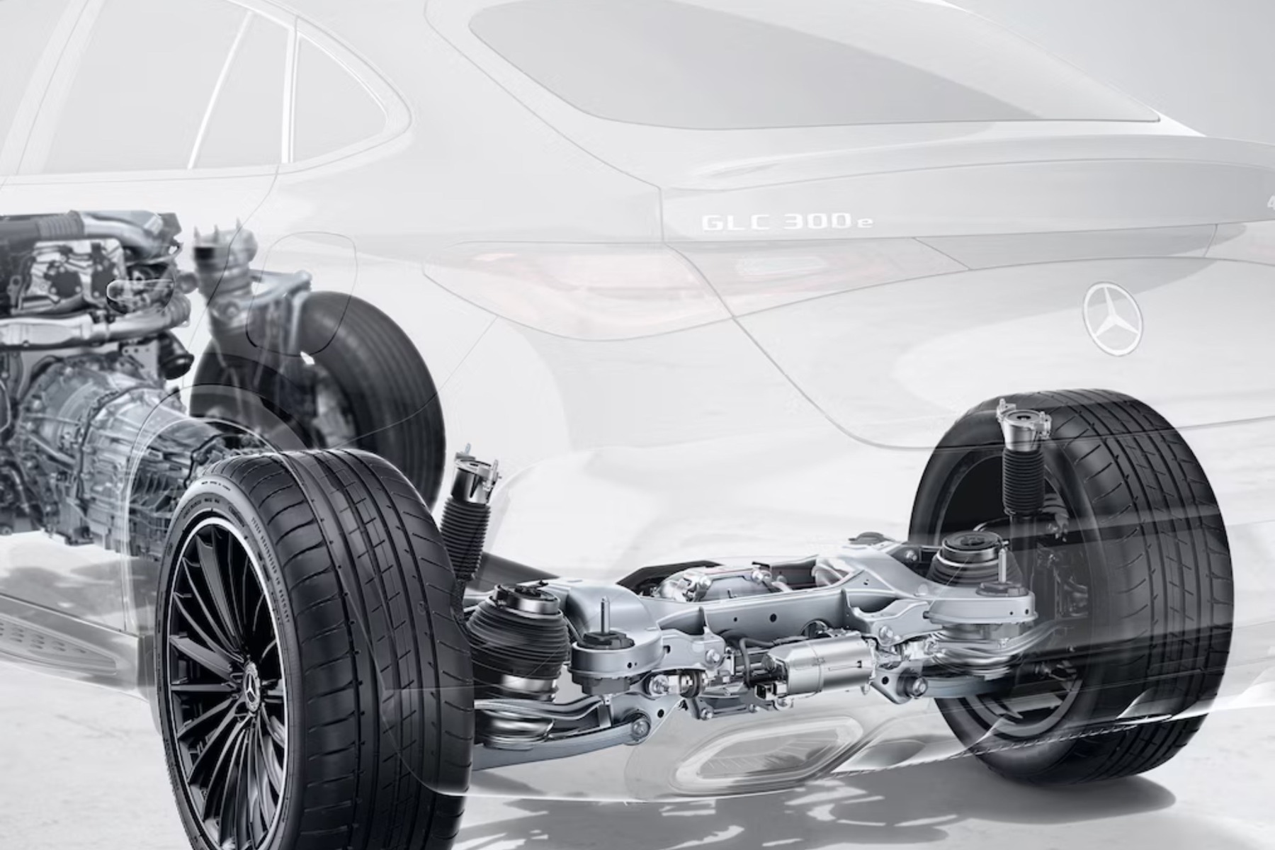 Suspension AIRMATIC et roues arri&egrave;re directrices